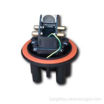 Heat shrink type Fiber Optic Joint Closure with grounding d